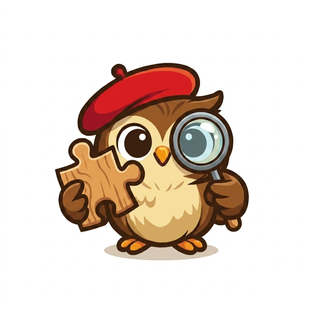 Alfie mascot for Alfie Puzzles